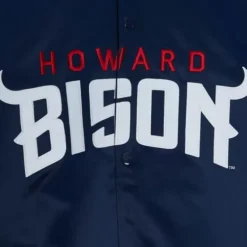 Mitchell & Ness Jackets & Outerwear-Primetime Lightweight Satin Jacket Howard University