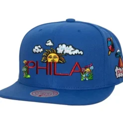 Mitchell & Ness Snapback-Psychedelic Snapback Hwc Philadelphia 76Ers