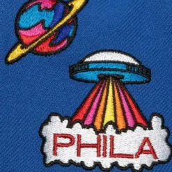 Mitchell & Ness Snapback-Psychedelic Snapback Hwc Philadelphia 76Ers