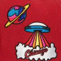 Mitchell & Ness Snapback-Psychedelic Snapback Hwc Chicago Bulls