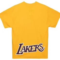 Mitchell & Ness T-Shirts & Tops-Puff Logo Tee Los Angeles Lakers