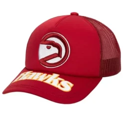 Mitchell & Ness Snapback-Puff The Magic Trucker Snapback Hwc Atlanta Hawks