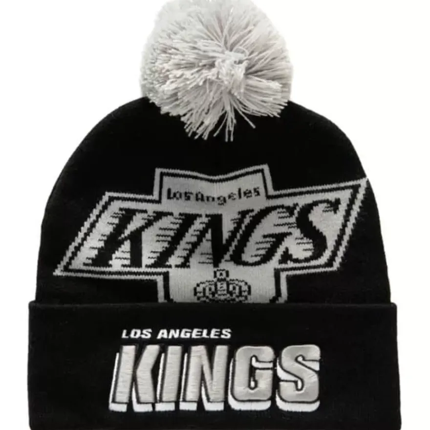 Mitchell & Ness Knit-Punch Out Pom Knit Los Angeles Kings