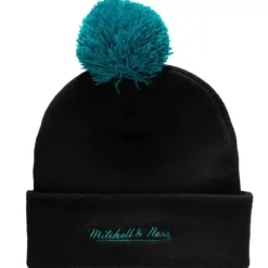 Mitchell & Ness Knit-Punch Out Pom Knit San Jose Sharks