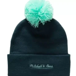Mitchell & Ness Knit-Punch Out Pom Knit Seattle Kraken