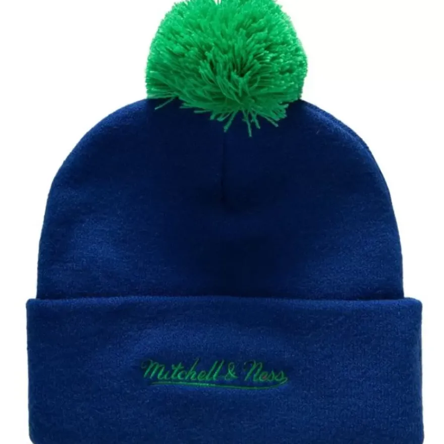 Mitchell & Ness Knit-Punch Out Pom Knit Vancouver Canucks