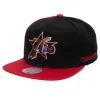 Mitchell & Ness Snapback-Rear Script Deadstock Snapback Hwc Philadelphia 76Ers