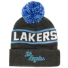 Mitchell & Ness Knit-Reload 2.0 Pom Knit Beanie Los Angeles Lakers
