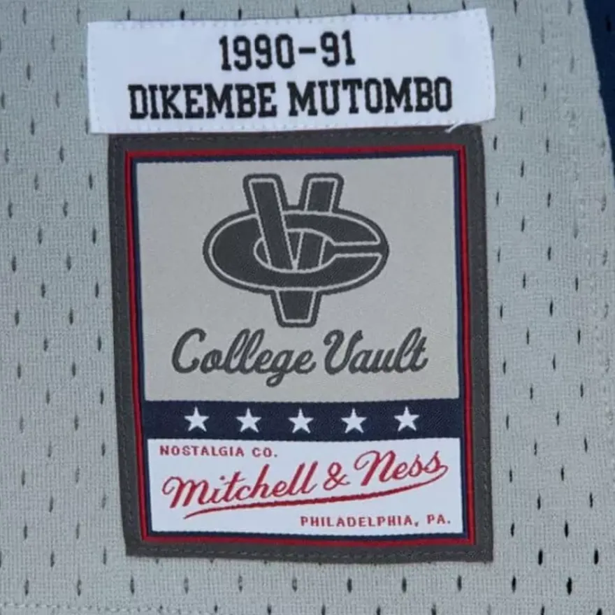 Mitchell & Ness Nba Swingman-Replica Dikembe Mutombo Georgetown University 1990 Jersey