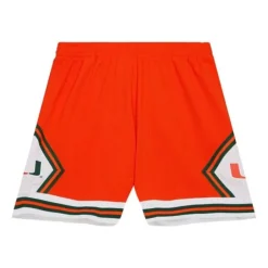 Mitchell & Ness Nba Swingman-Replica University Of Miami 1992 Shorts