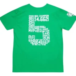 Mitchell & Ness T-Shirts & Tops-Retro Card Tee Boston Celtics Kevin Garnett