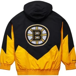 Mitchell & Ness Jackets & Outerwear-Retro Full Zip Jacket Current Logo Boston Bruins