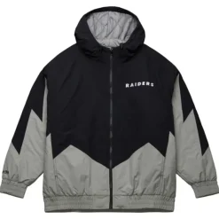 Mitchell & Ness Jackets & Outerwear-Retro Full Zip Jacket Oakland Raiders