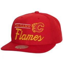 Mitchell & Ness Snapback-Retro Lock Up Snapback Calgary Flames