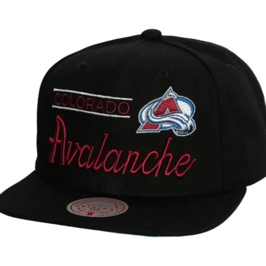 Mitchell & Ness Snapback-Retro Lock Up Snapback Colorado Avalanche