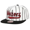 Mitchell & Ness Snapback-Retro Pinstripe Snapback Hwc Portland Trail Blazers