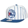 Mitchell & Ness Snapback-Retro Pinstripe Snapback Philadelphia 76Ers