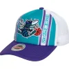 Mitchell & Ness Snapback-Retro Trucker Snapback Hwc Charlotte Hornets