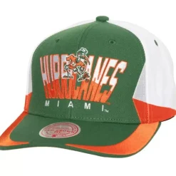 Mitchell & Ness Snapback-Retrodome Pro Snapback University Of Miami