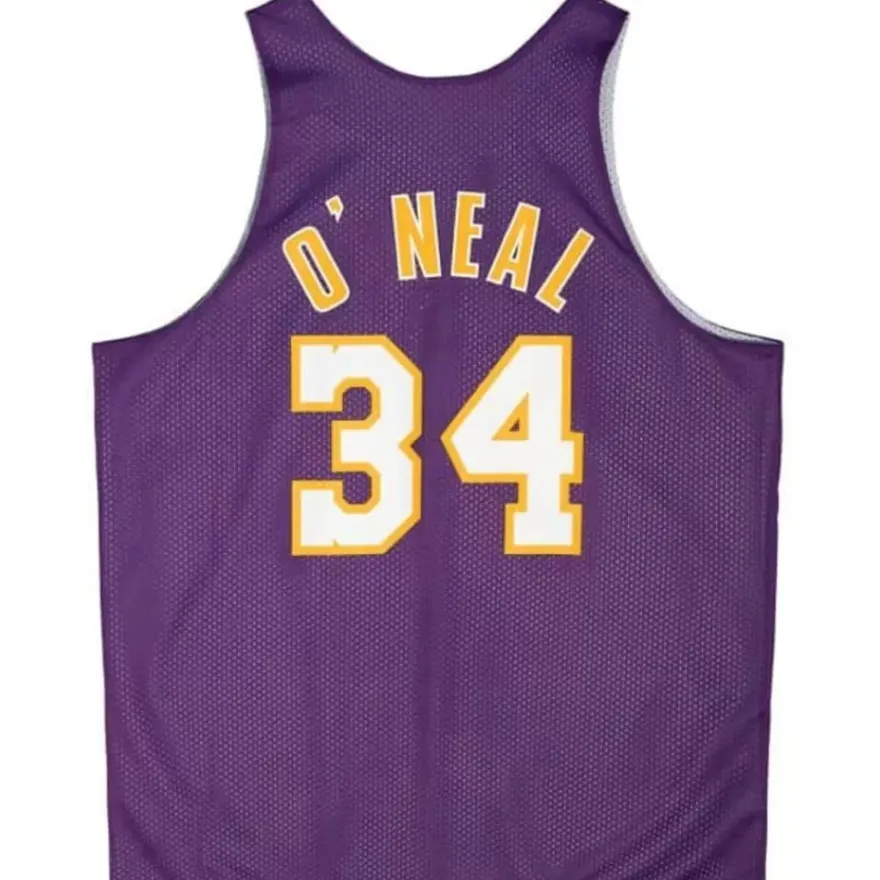 Mitchell & Ness T-Shirts & Tops-Reversible Mesh Tank Los Angeles Lakers Shaquille O'Neal