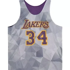 Mitchell & Ness T-Shirts & Tops-Reversible Mesh Tank Los Angeles Lakers Shaquille O'Neal