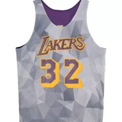 Mitchell & Ness T-Shirts & Tops-Reversible Mesh Tank Los Angeles Lakers Magic Johnson
