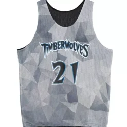 Mitchell & Ness T-Shirts & Tops-Reversible Mesh Tank Minnesota Timberwolves Kevin Garnett