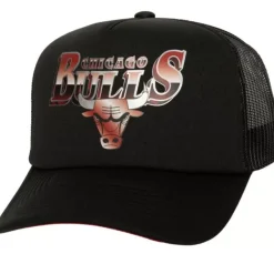 Mitchell & Ness Snapback-Rock On Trucker Chicago Bulls