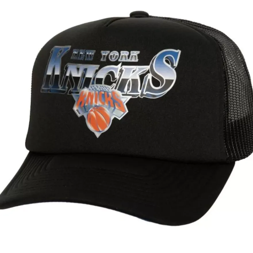 Mitchell & Ness Snapback-Rock On Trucker New York Knicks