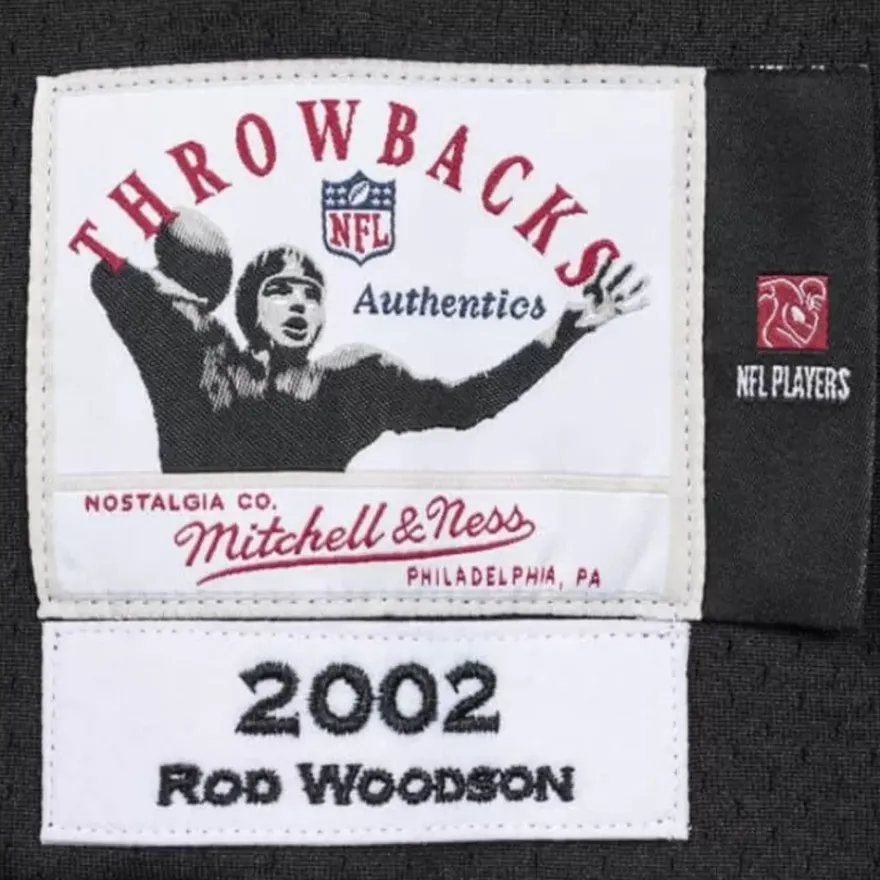 Mitchell & Ness Nfl Authentic-Rod Woodson 2002 Authentic Jersey Oakland Raiders