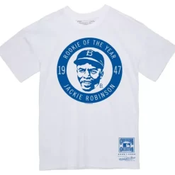 Mitchell & Ness T-Shirts & Tops-Rookie Tee Los Angeles Dodgers Jackie Robinson