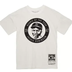 Mitchell & Ness T-Shirts & Tops-Rookie Tee Los Angeles Dodgers Jackie Robinson