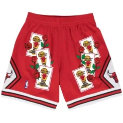 Mitchell & Ness Nba Swingman-Roses And Banners Shorts Chicago Bulls