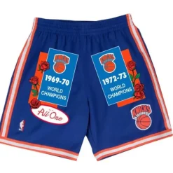 Mitchell & Ness Shorts-Roses And Banners Shorts New York Knicks