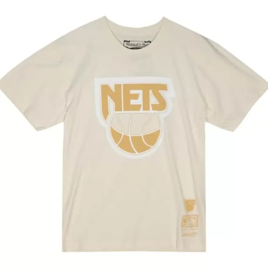 Mitchell & Ness T-Shirts & Tops-Sandman Tee New Jersey Nets