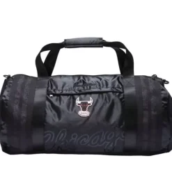 Mitchell & Ness Accessories-Satin Duffel Bag Chicago Bulls