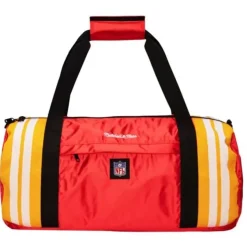 Mitchell & Ness Accessories-Satin Duffel Bag Kansas City Chiefs