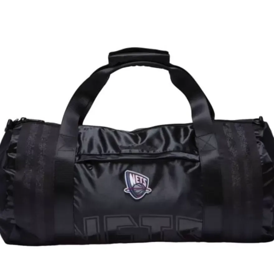 Mitchell & Ness Accessories-Satin Duffel Bag New Jersey Nets