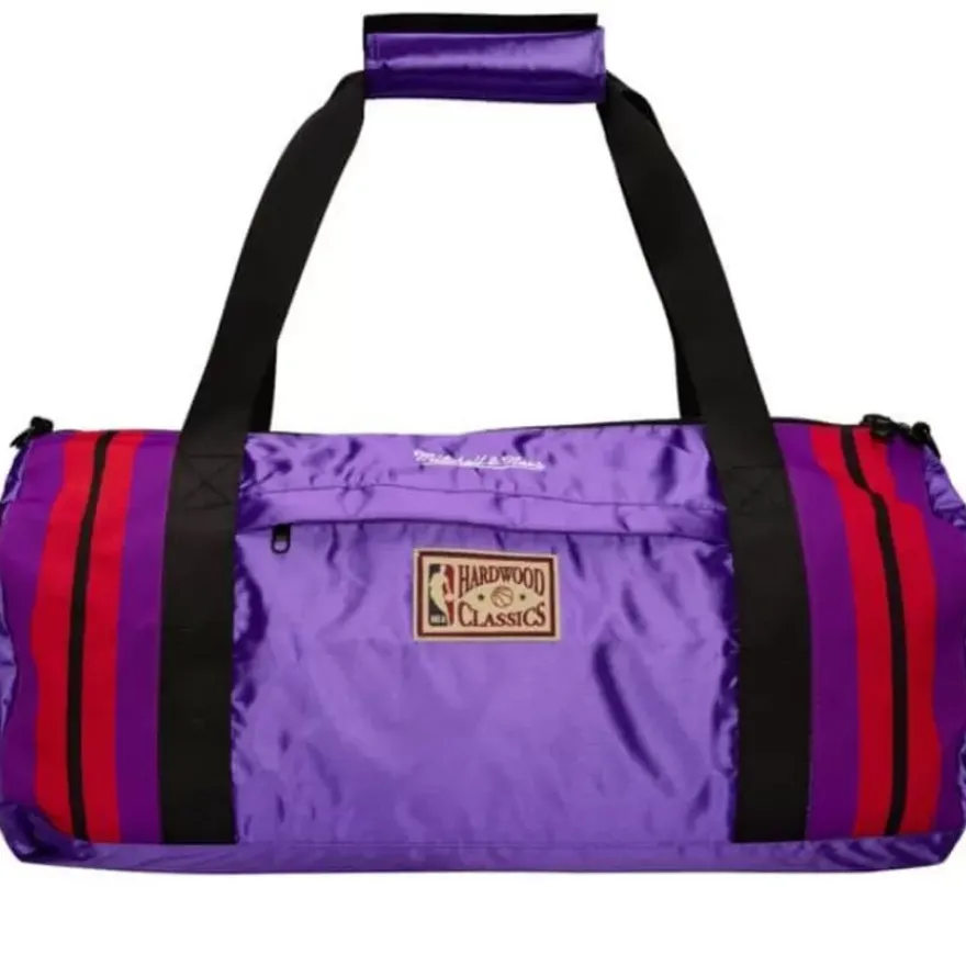 Mitchell & Ness Accessories-Satin Duffel Bag Toronto Raptors