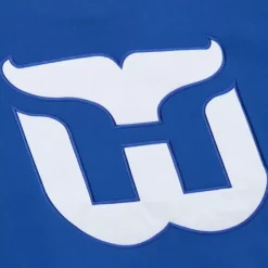 Mitchell & Ness Hoodies & Sweatshirts-Satin Insert Fleece Crew Hartford Whalers