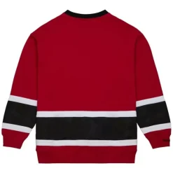 Mitchell & Ness Hoodies & Sweatshirts-Satin Insert Fleece Crew San Francisco 49Ers