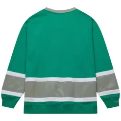 Mitchell & Ness Hoodies & Sweatshirts-Satin Insert Fleece Crew Philadelphia Eagles