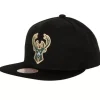 Mitchell & Ness Snapback-Satin Under Snapback Milwaukee Bucks