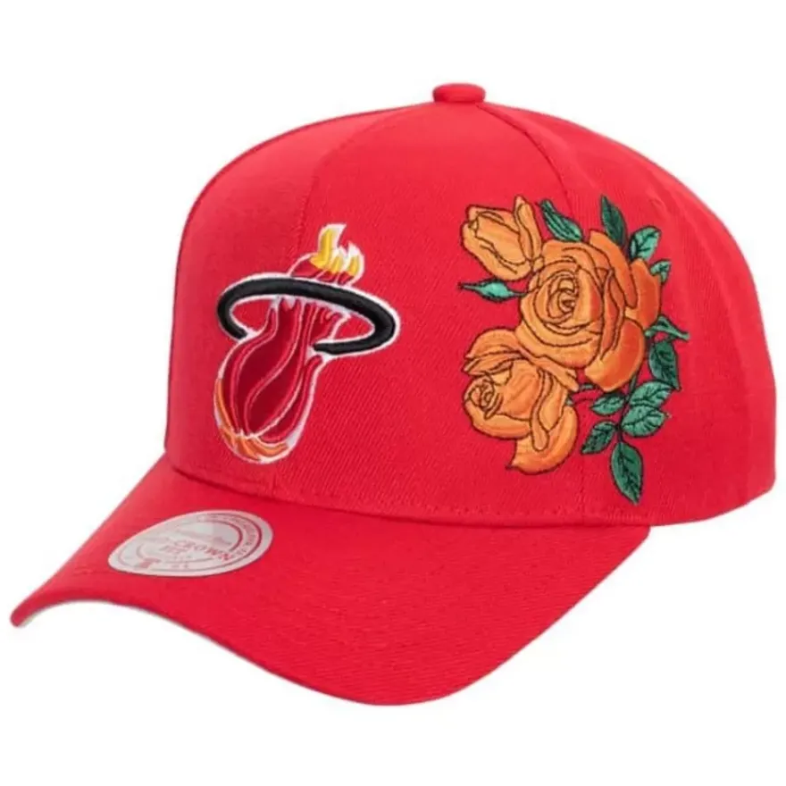 Mitchell & Ness Snapback-Secondary Roses Pro Snapback Hwc Miami Heat