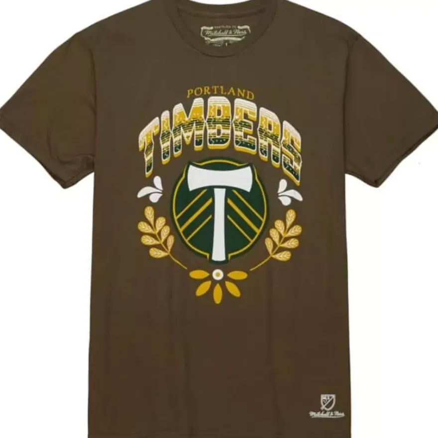 Mitchell & Ness T-Shirts & Tops-Serape Tee Portland Timbers