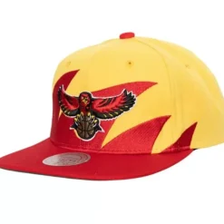 Mitchell & Ness Snapback-Sharktooth Snapback Hwc Atlanta Hawks