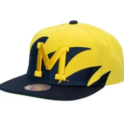 Mitchell & Ness Snapback-Sharktooth Snapback University Of Michigan