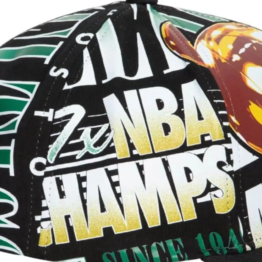 Mitchell & Ness Snapback-Shirt Remix Snapback Hwc Boston Celtics