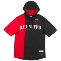 Mitchell & Ness T-Shirts & Tops-Short Sleeve Split Hoodie D.C. United