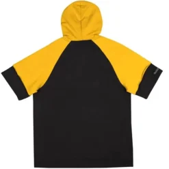 Mitchell & Ness Hoodies & Sweatshirts-Shortsleeve Fleece Hoodie Pittsburgh Steelers